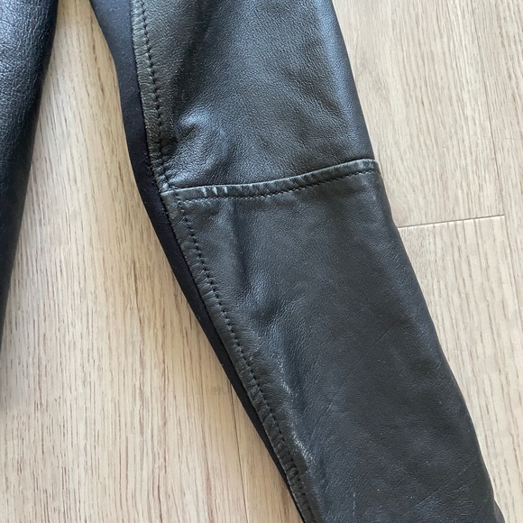 Nordstrom Trouve Genuine Leather Moto Jacket - Picture 5 of 7